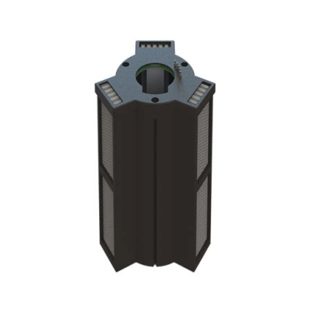 A dark gray and black cylindrical PCO cell for the Active HEPA+ PRO. A circular opening at the top, shown on a plain white background.